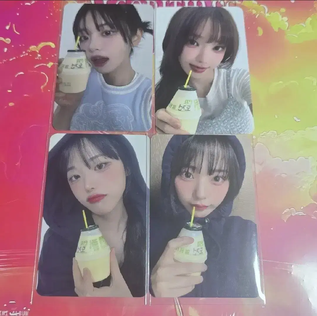 QWER unreleased photocard photocard photocard chodan magenta hina siyeon nyang nyang nyang wts