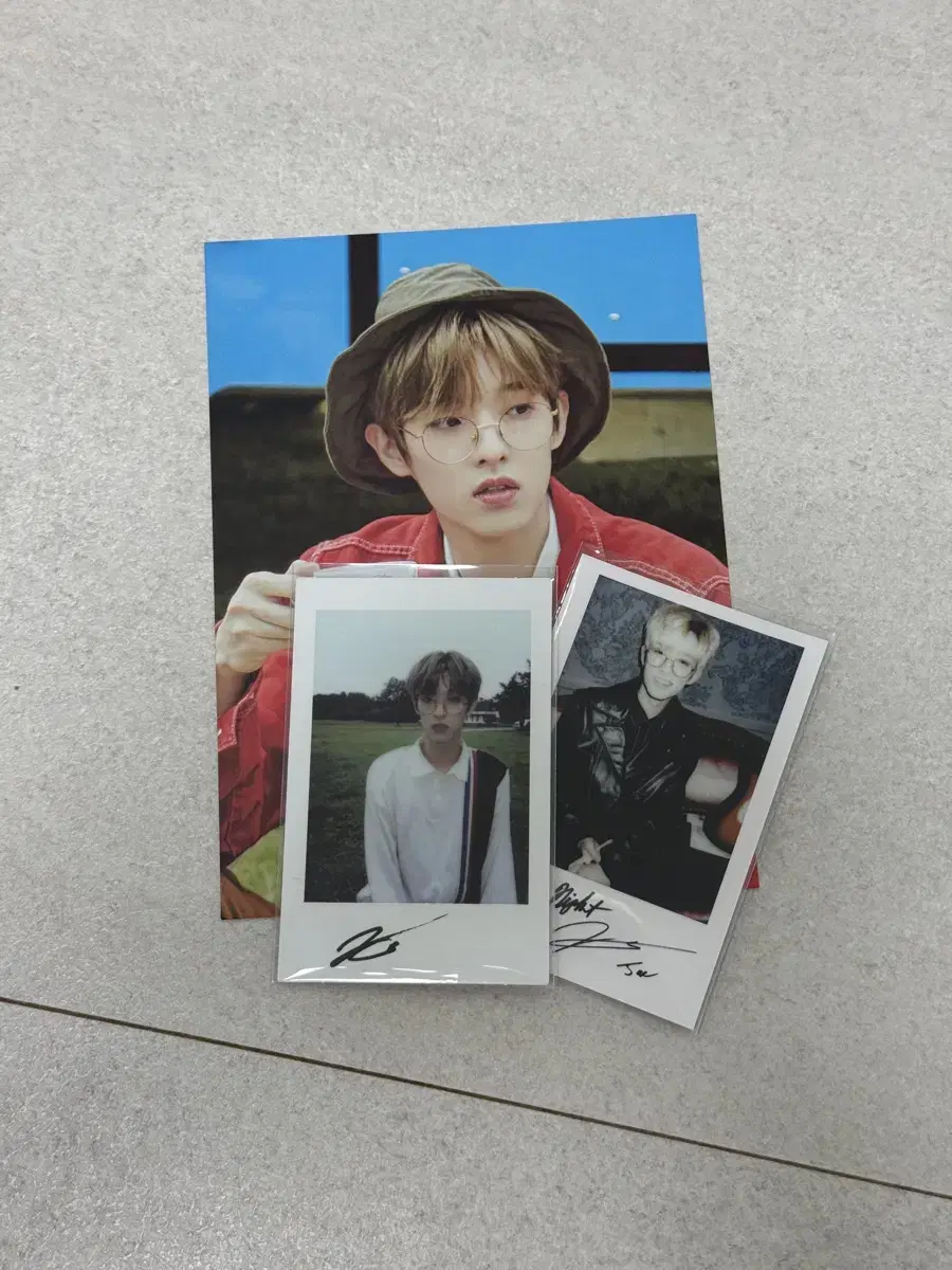 Day 6 Ex-Members jay EAJ season's greetings polaroid & Postcards