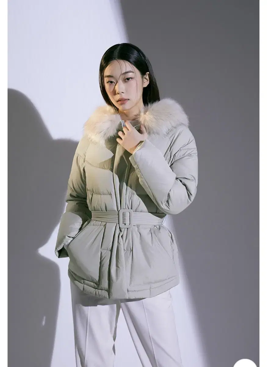 미쏘 mixxo 벨트 패딩 S