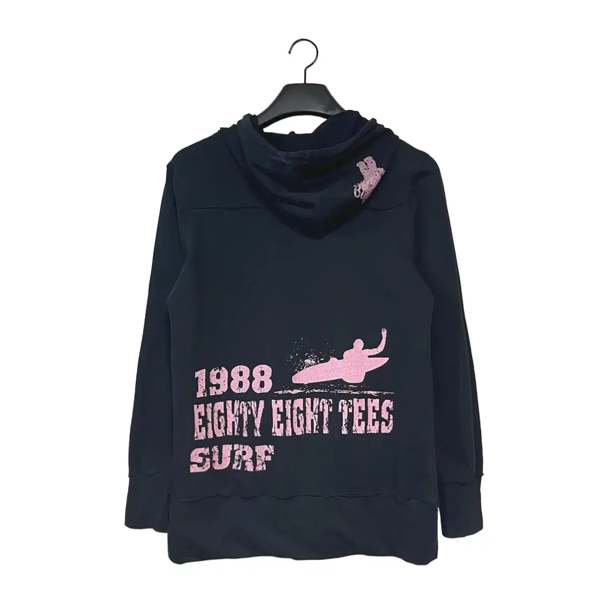 PINK LETTERING KITSCH HOOD ZIP-UP