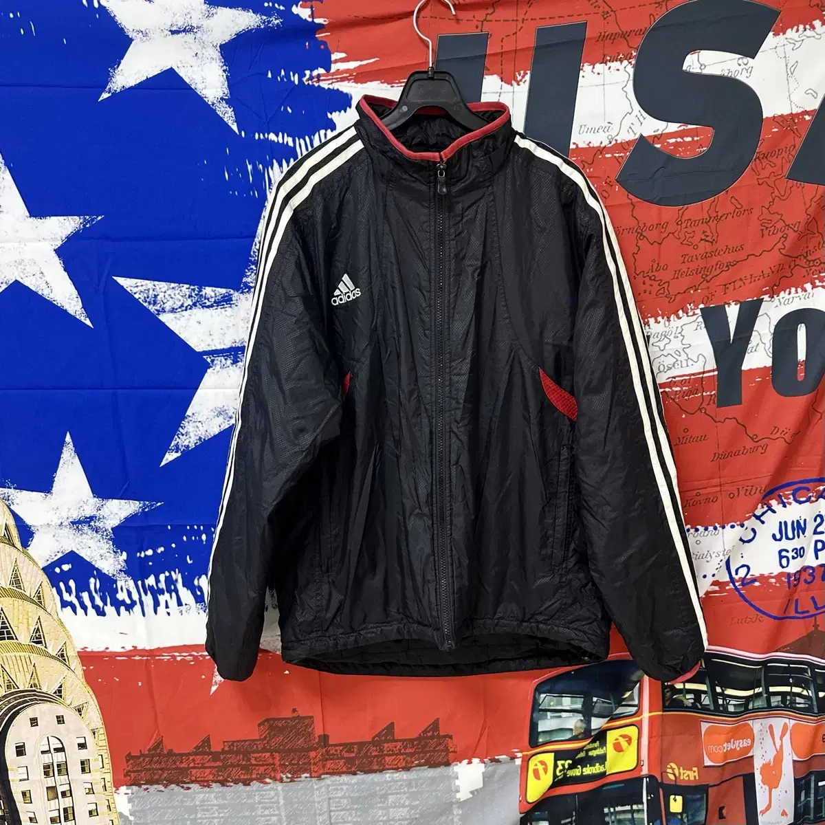 205.Old School Adidas Overfit Predator Jumper Jacket L