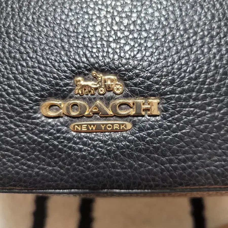 코치 COACH 제스 페블 레더 더블집 크로스바디 백