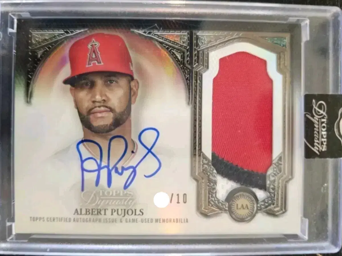 2023 Topps Dynasty Albert Pujols Patch Onda /10