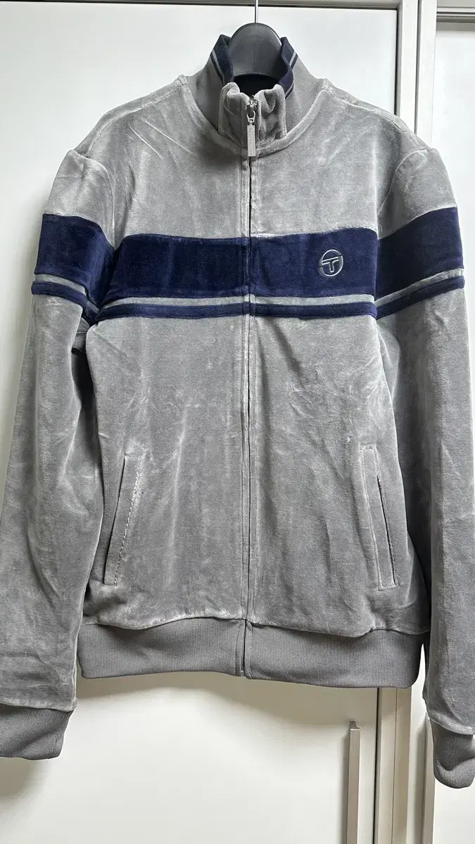 Sergio Tacchini Velvet Line Zip Up Gray 95-100 TabsNew