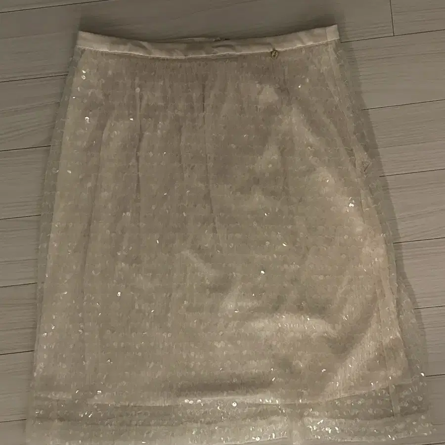 오버듀플레어 스팽글 스커트 spangle layer skirt