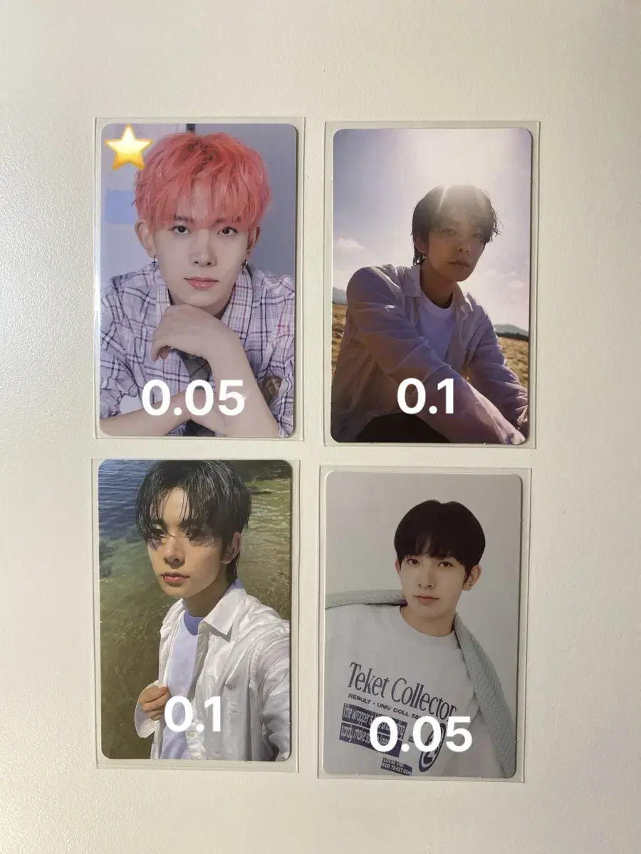 enhypen heeseung photocard wts