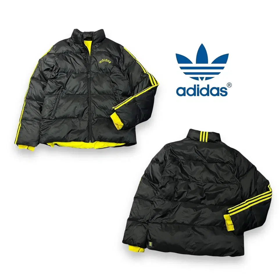 Adidas Black Tricot Puffer Padding