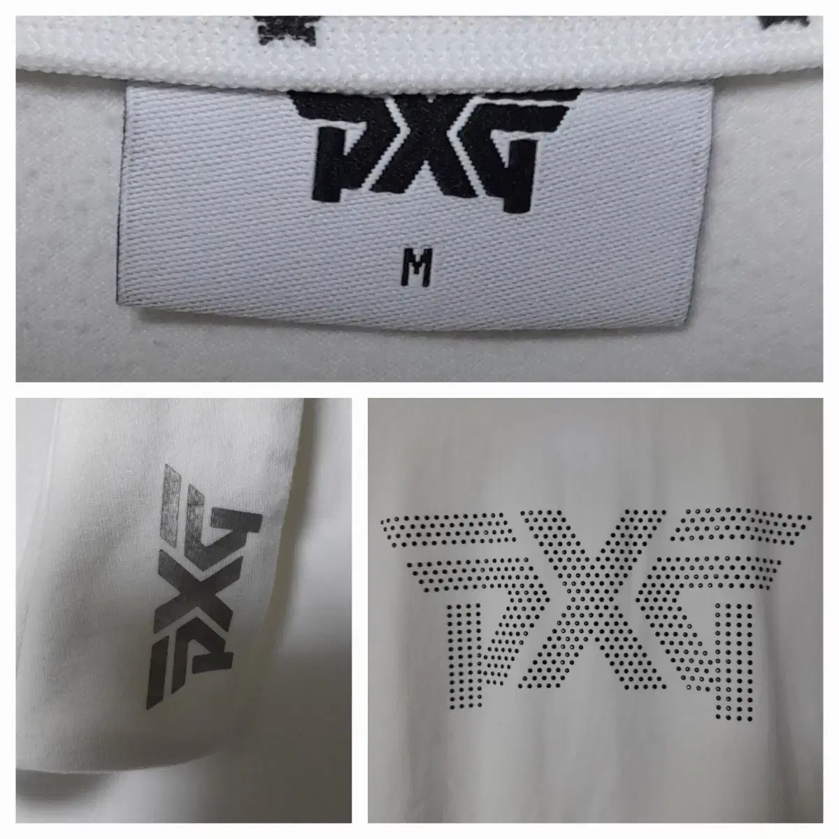 PXG골프 여성 화이트 기모스판 카라티 M