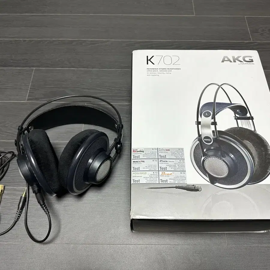 AKG K702 레퍼런스 스튜디오 헤드폰