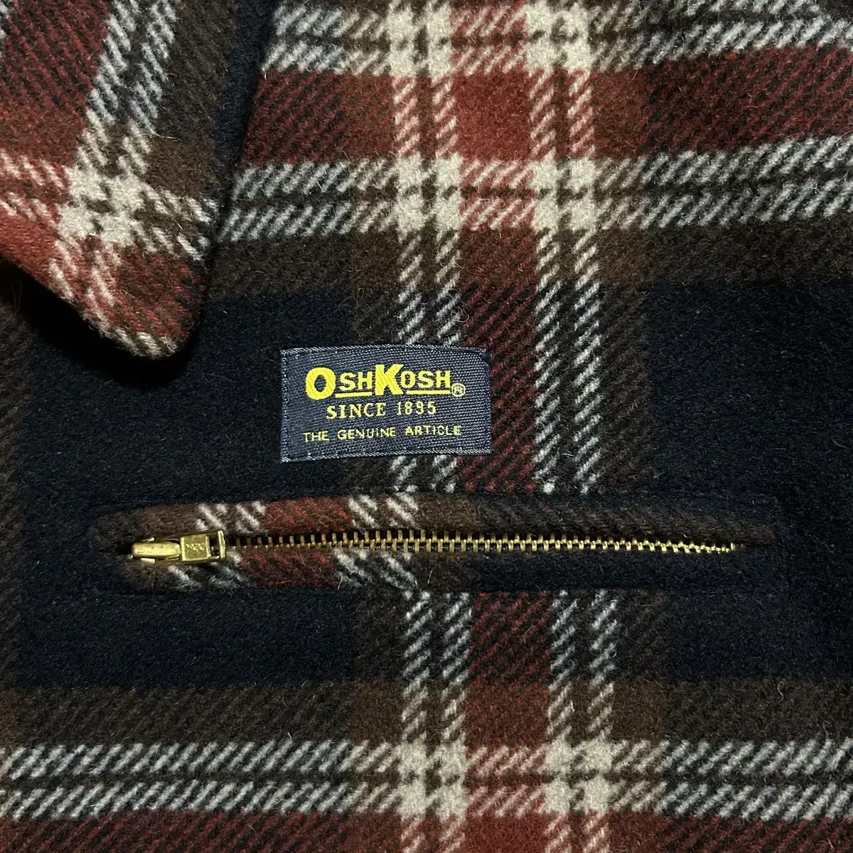 oshkosh 오시코시 JPN 울 체크자켓(M)