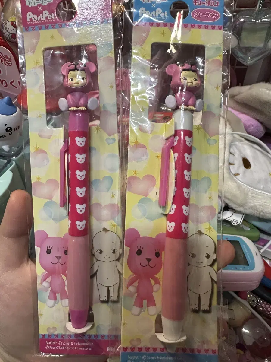 Classic Postpet Kewpie Sharp Ballpoint Pen Set