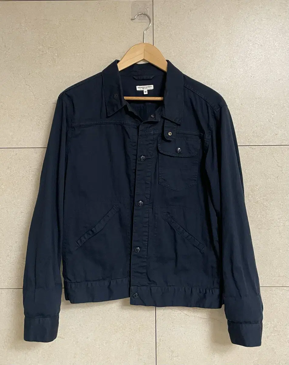 Engineered Garments Navy Cotton Trouser Jacket M