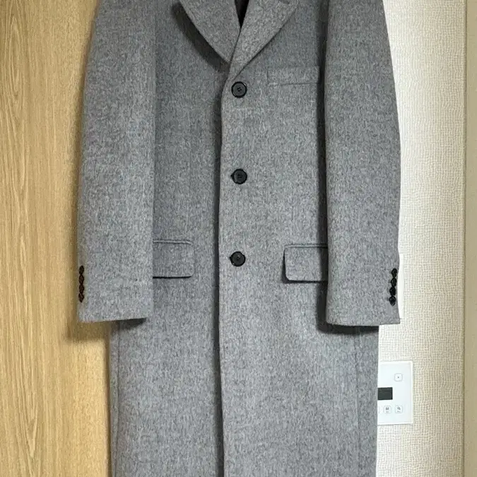 던스트 2way 3button merino wool 코트