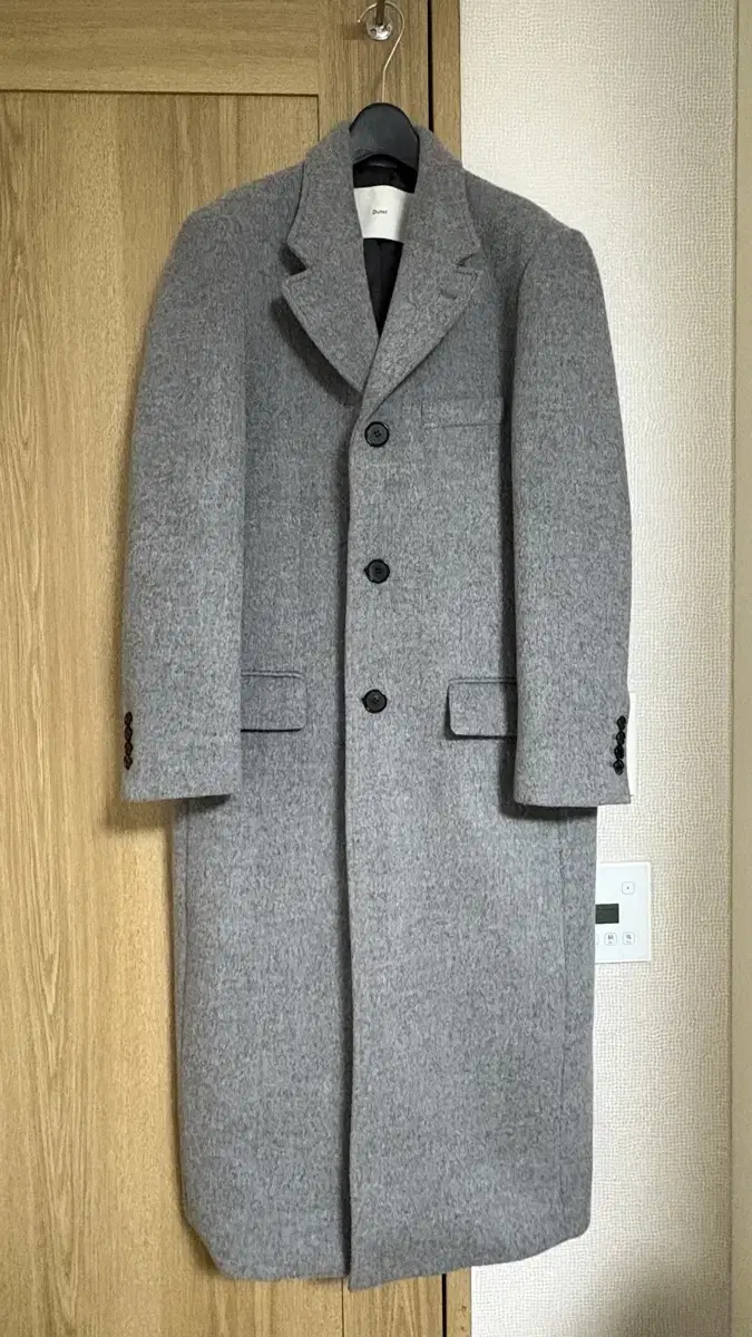 던스트 2way 3button merino wool 코트