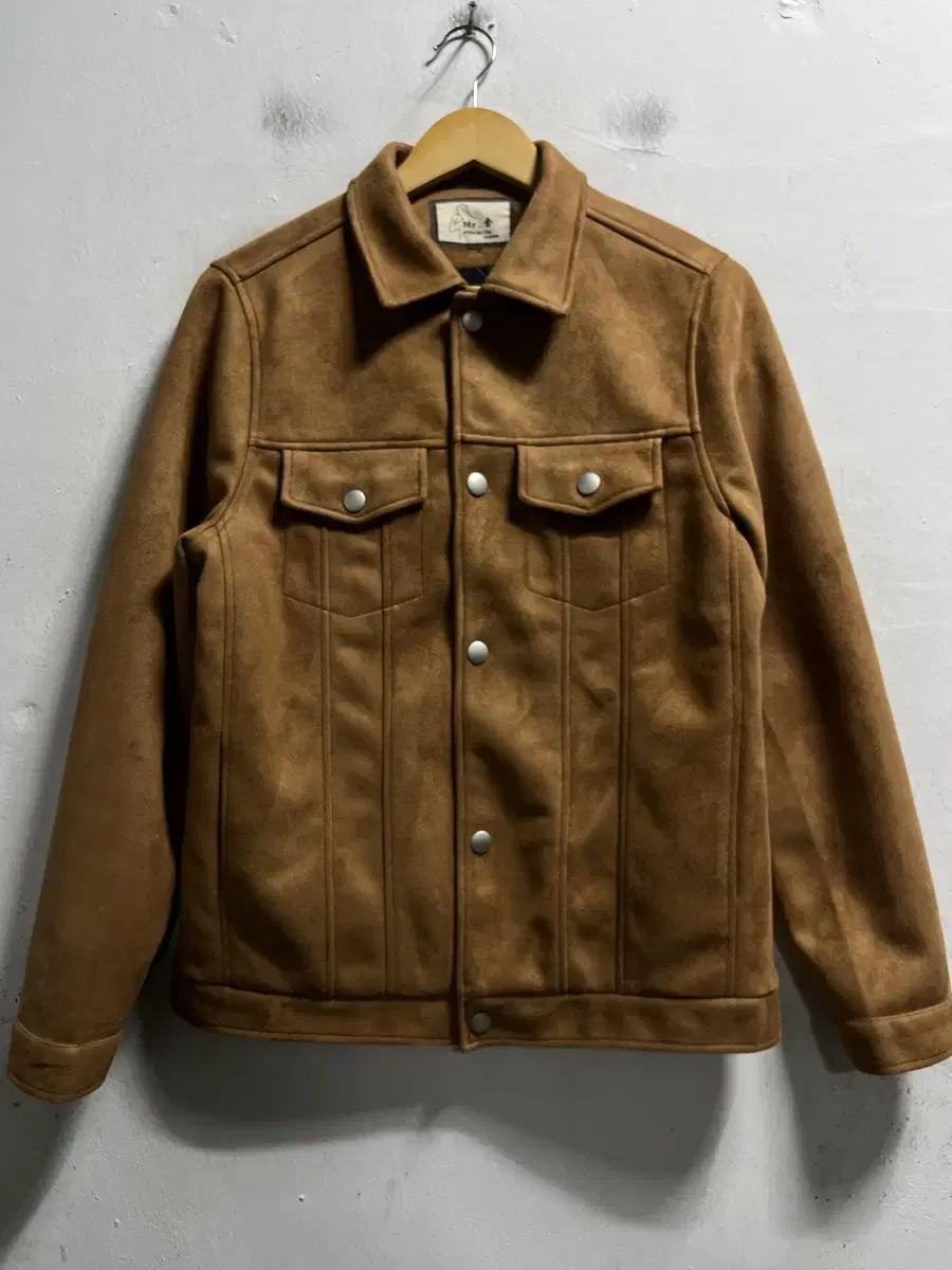 95-100 Camel Suede Jacket Jumper