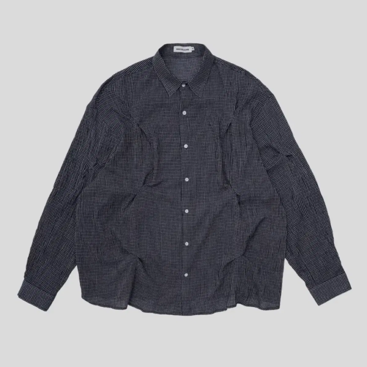 Noculous Bite Check Shirt Black