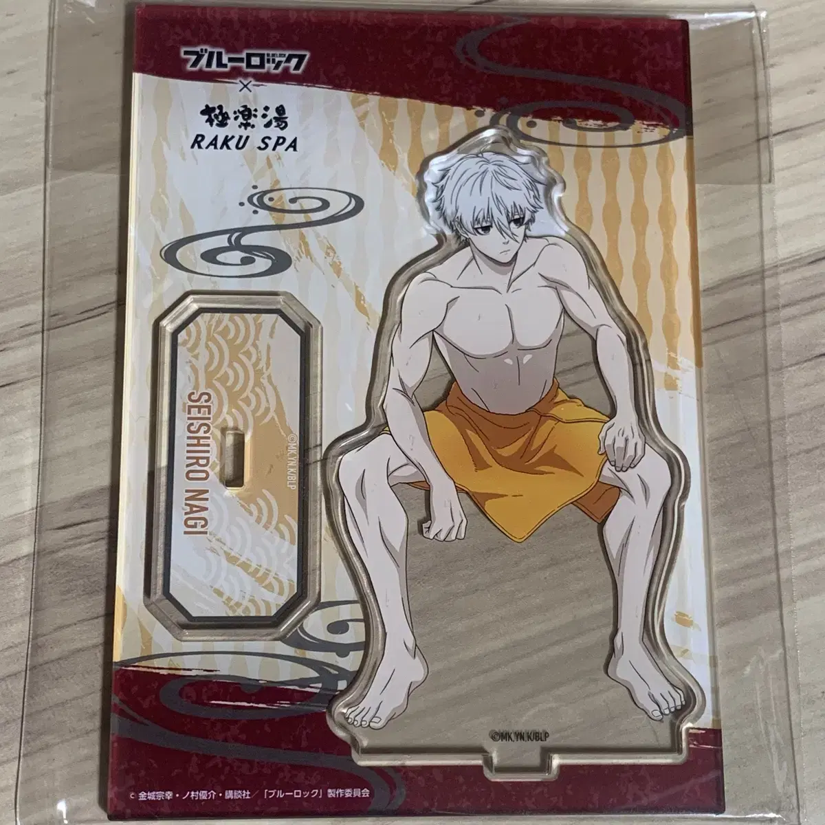 BLUELOCK Rakuspa Paradise Bath acrylic stand Seishiro Nagi