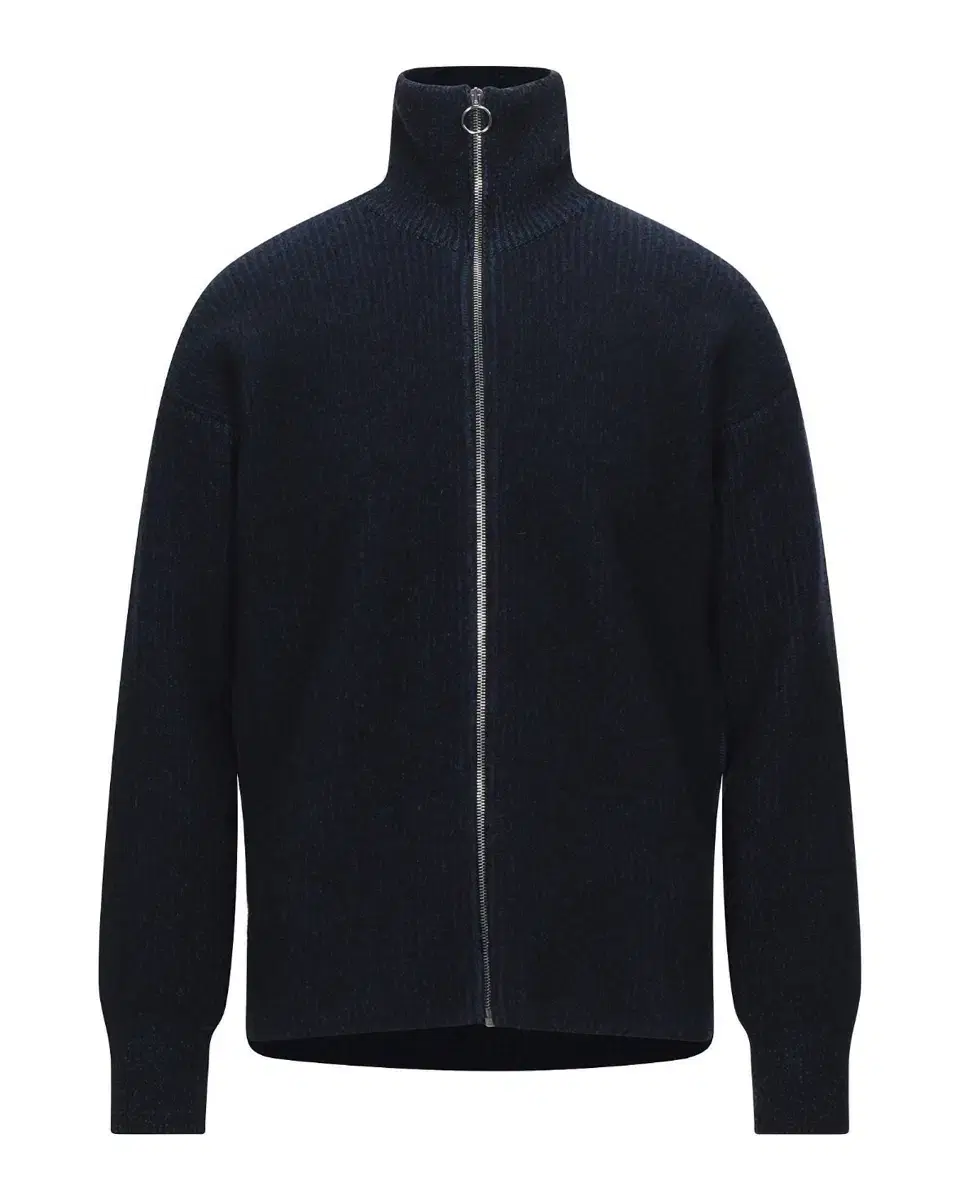 [XL] Maison Kitsune Navy Zip-up Cardigan