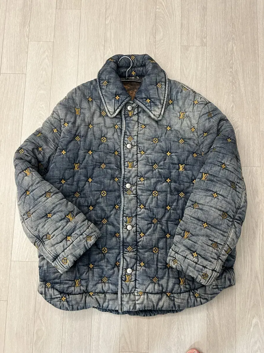 Louis Vuitton Furrell Padded Denim Jacket XL