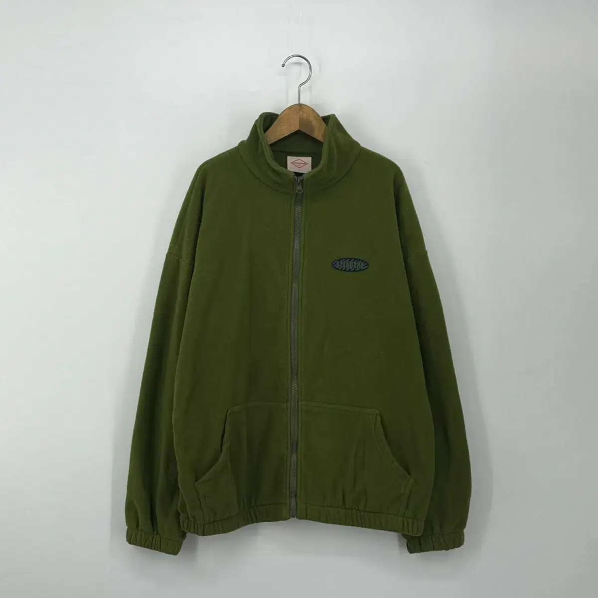 스탠다드 양털 후리스 집업 (L size / GREEN)