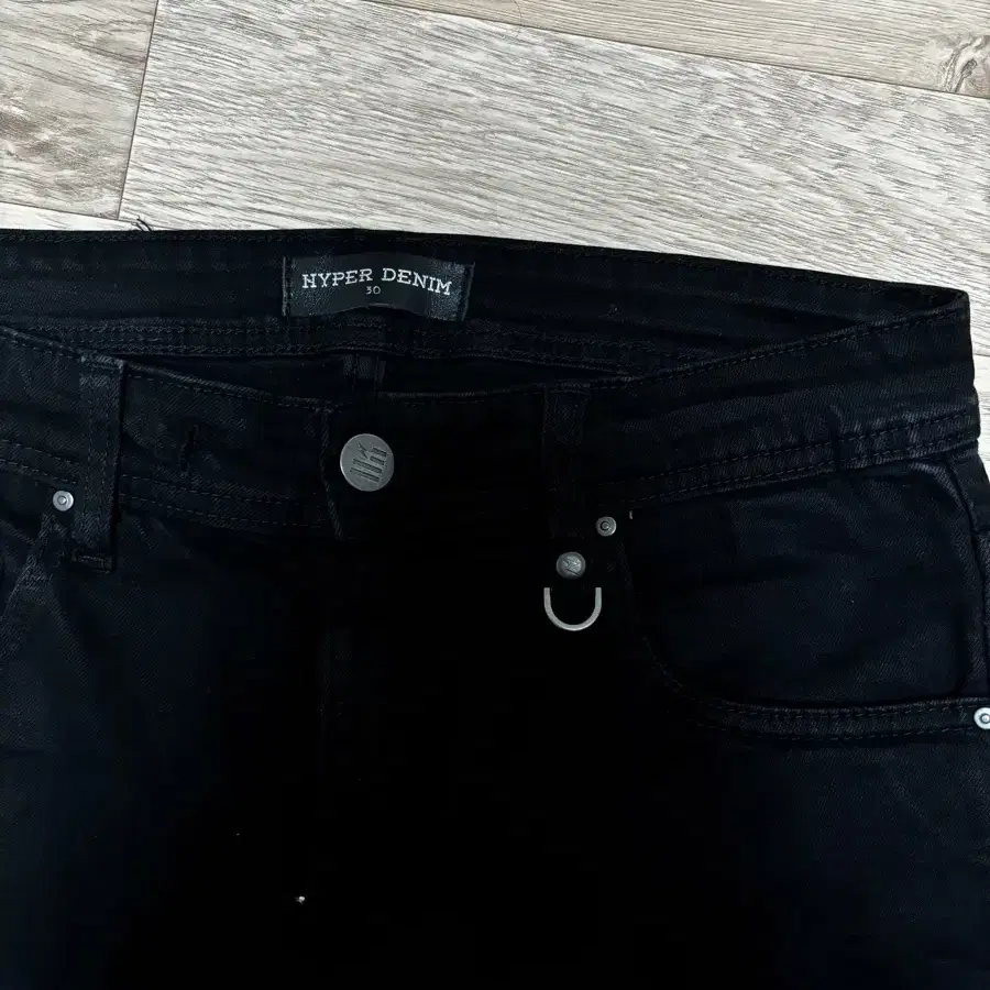 [30] 하이퍼데님 Jet Black Stack Zipper Jeans