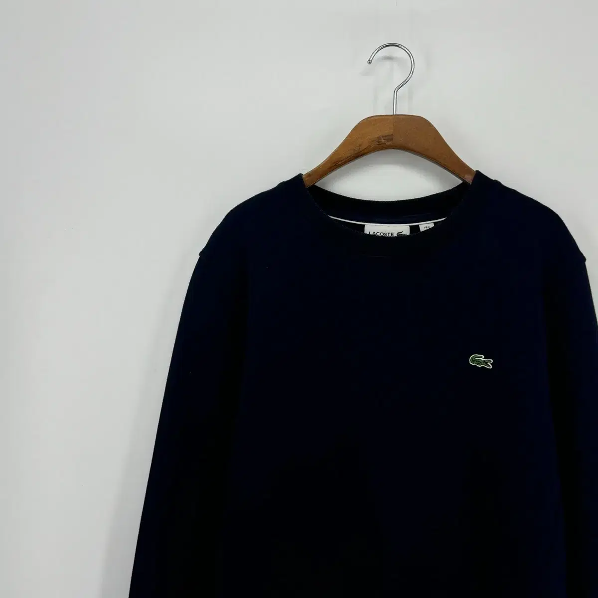 라코스테 기모 맨투맨 티셔츠 (M size / NAVY)