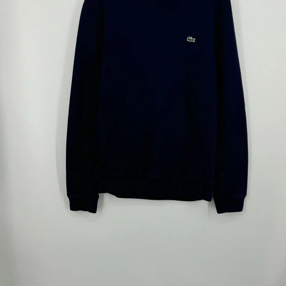 라코스테 기모 맨투맨 티셔츠 (M size / NAVY)