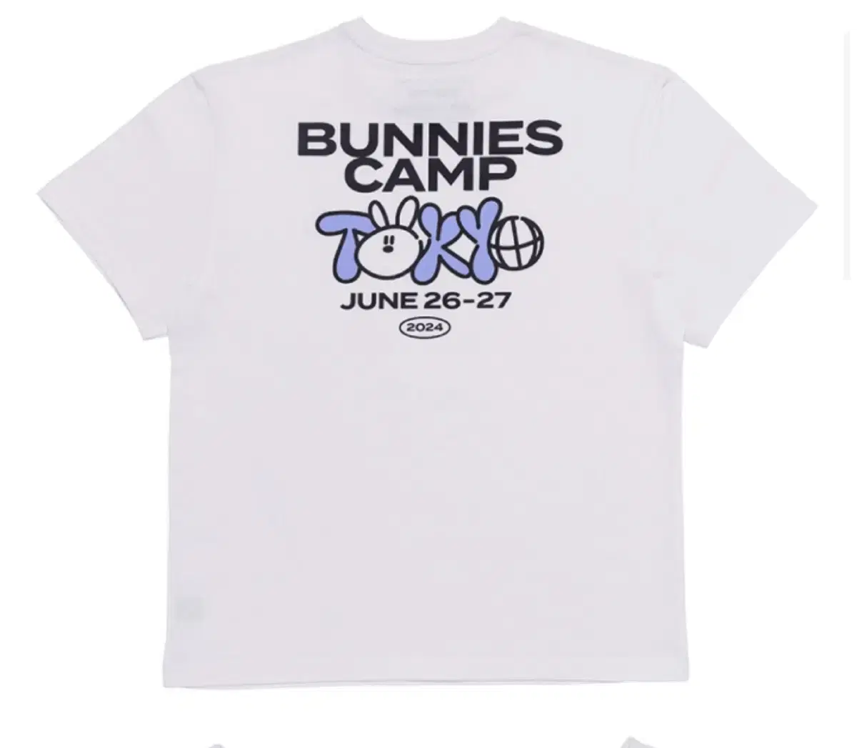 New Jeans bunnies Camp Tokyo Dome White T-Shirt XL Unsealed