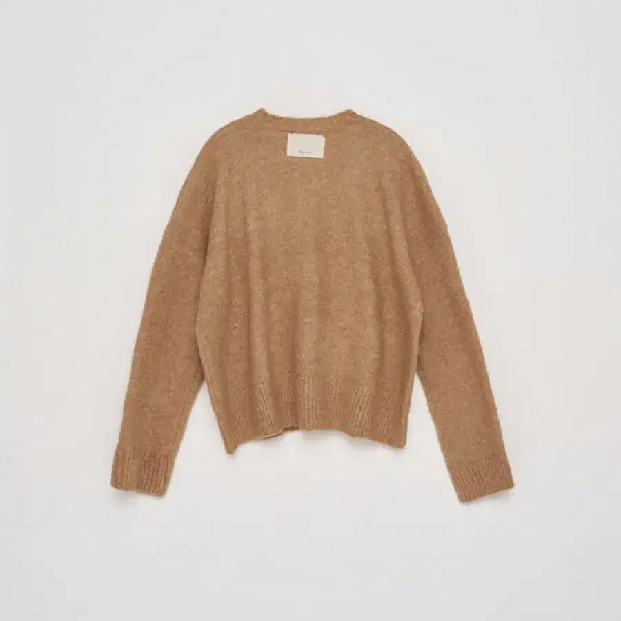 마뗑킴 BASIC KNIT PULLOVER IN BEIGE