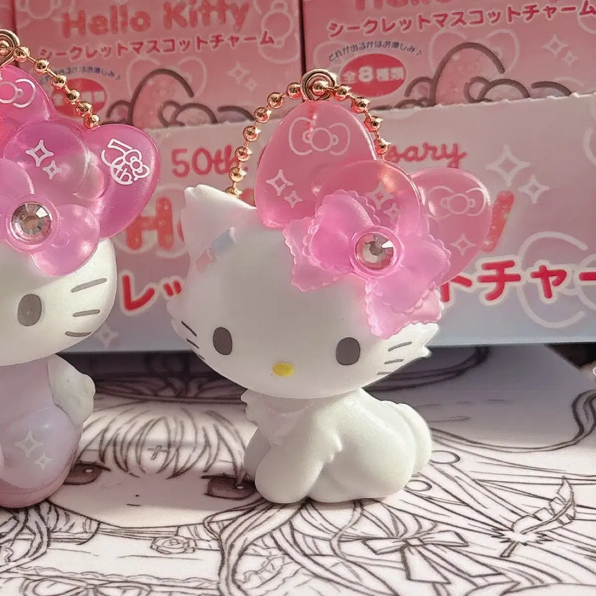 Hello Kitty 50th Anniversary birthday Fashionable Mascot Charm Charmy Kitty