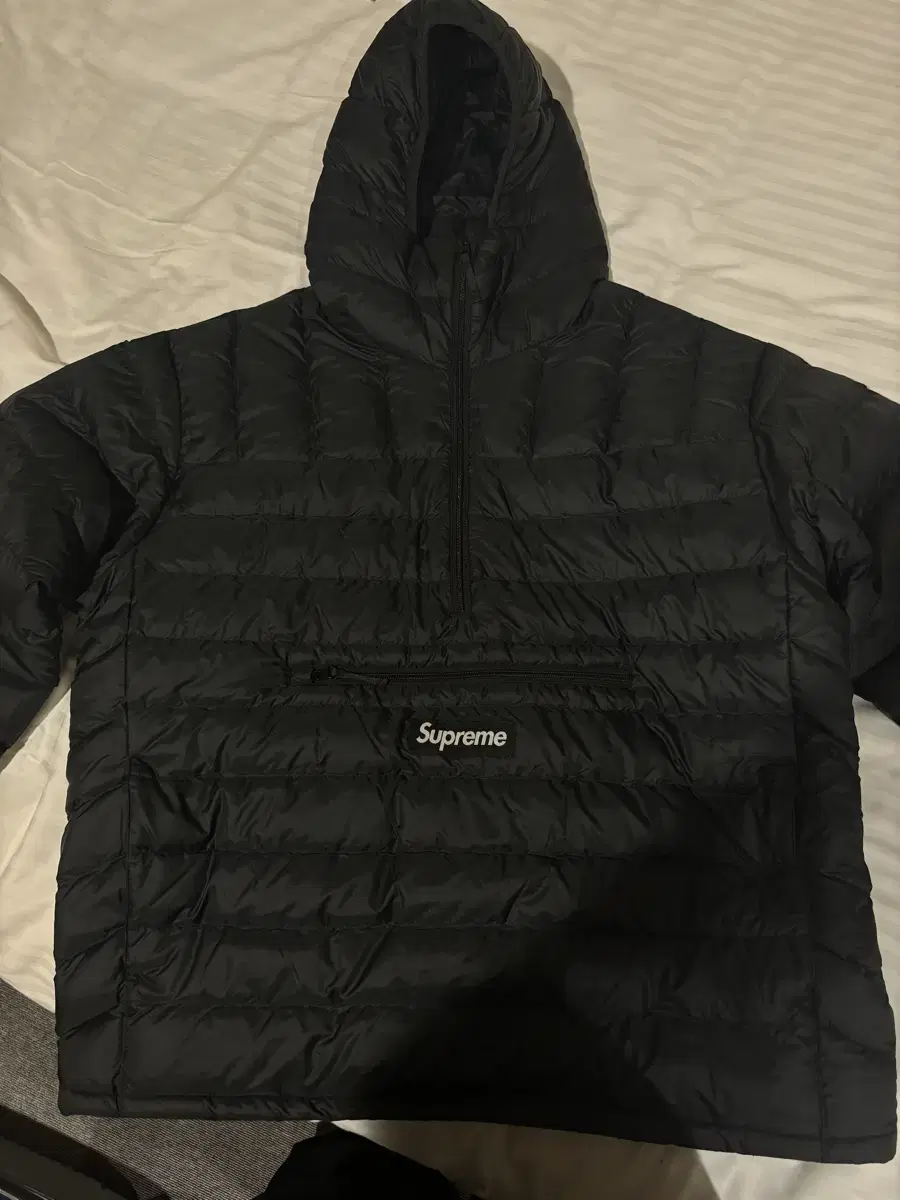 M) Supreme Micro Down Half Zip Hooded Pullover FW24