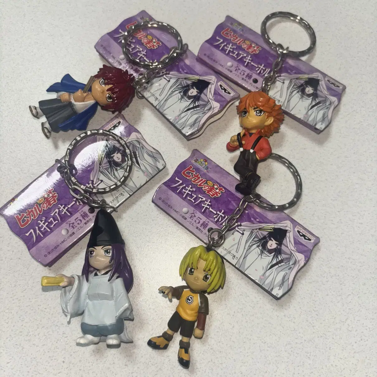 Hikaru's Go Hikago Ghost Go King keyring Key Holder Figures