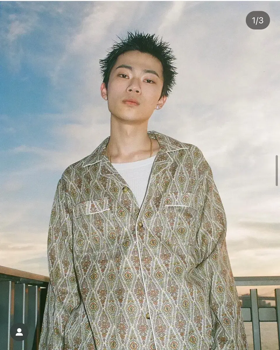 Taiga lgari x beams pajama shirt