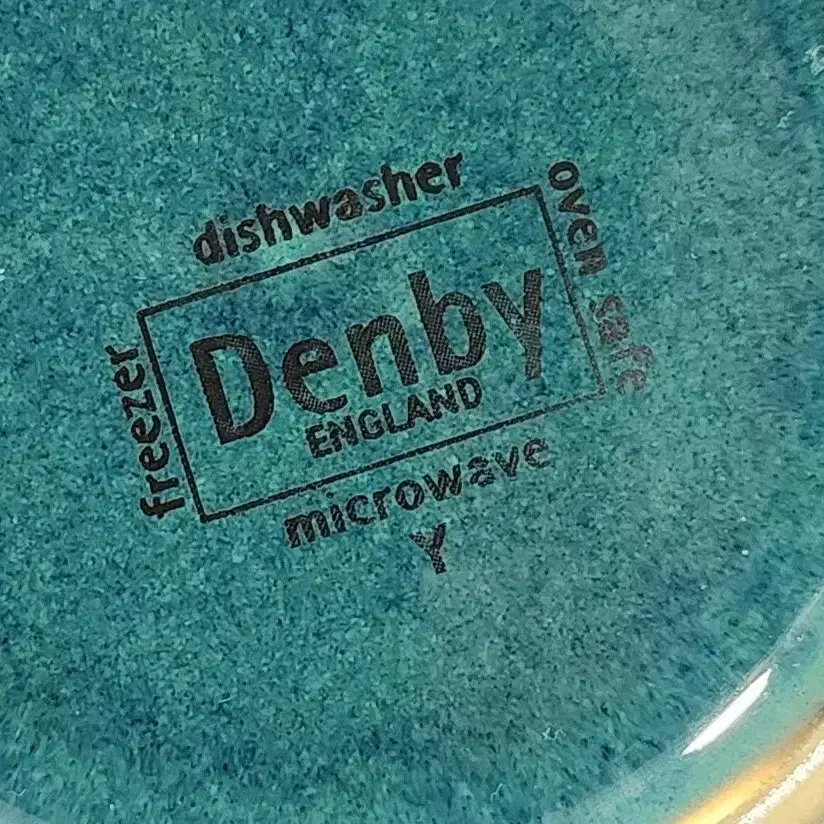 영국 덴비 Denby 평접시 디너 2피스.