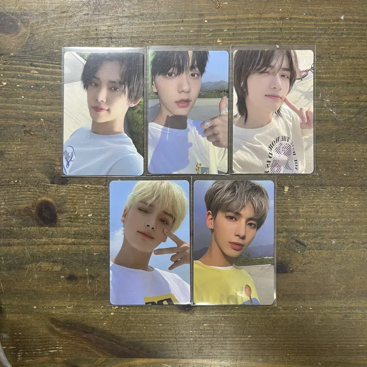 txt photocard paoi fight de ball yeonjun soobin beomgyu taehyun hueningkai