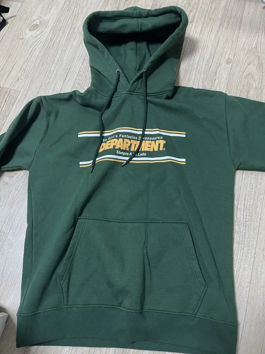 Brushed Hoodie Overfit Green