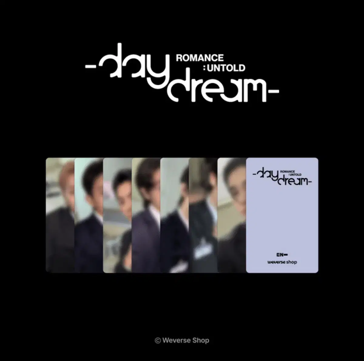 Enhypen Untold Daydream YouTube Gifts pre-order benefit photocard unreleased photocard buncheol