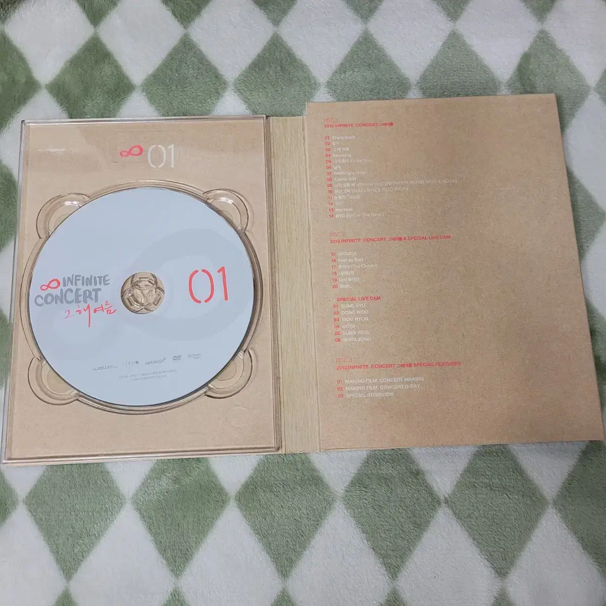 인피니트 라이브 디비디 DVD : 그해 여름 1 스페셜