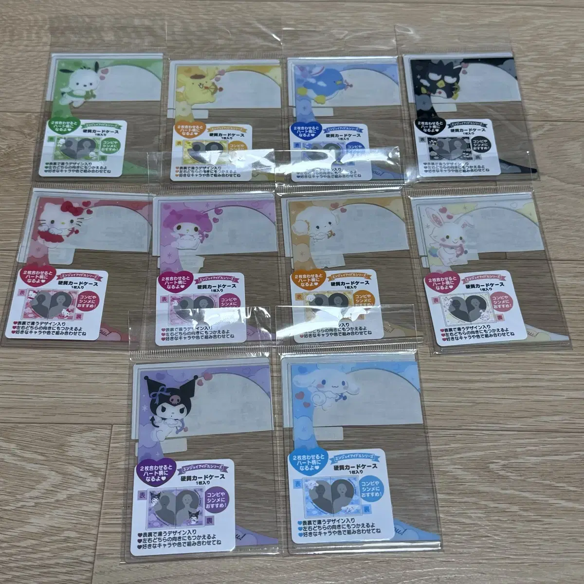 Sanrio Heart toploader photocard holder Kitty Cinnamoroll Mimelody Kuromi Wish Mimel, etc.