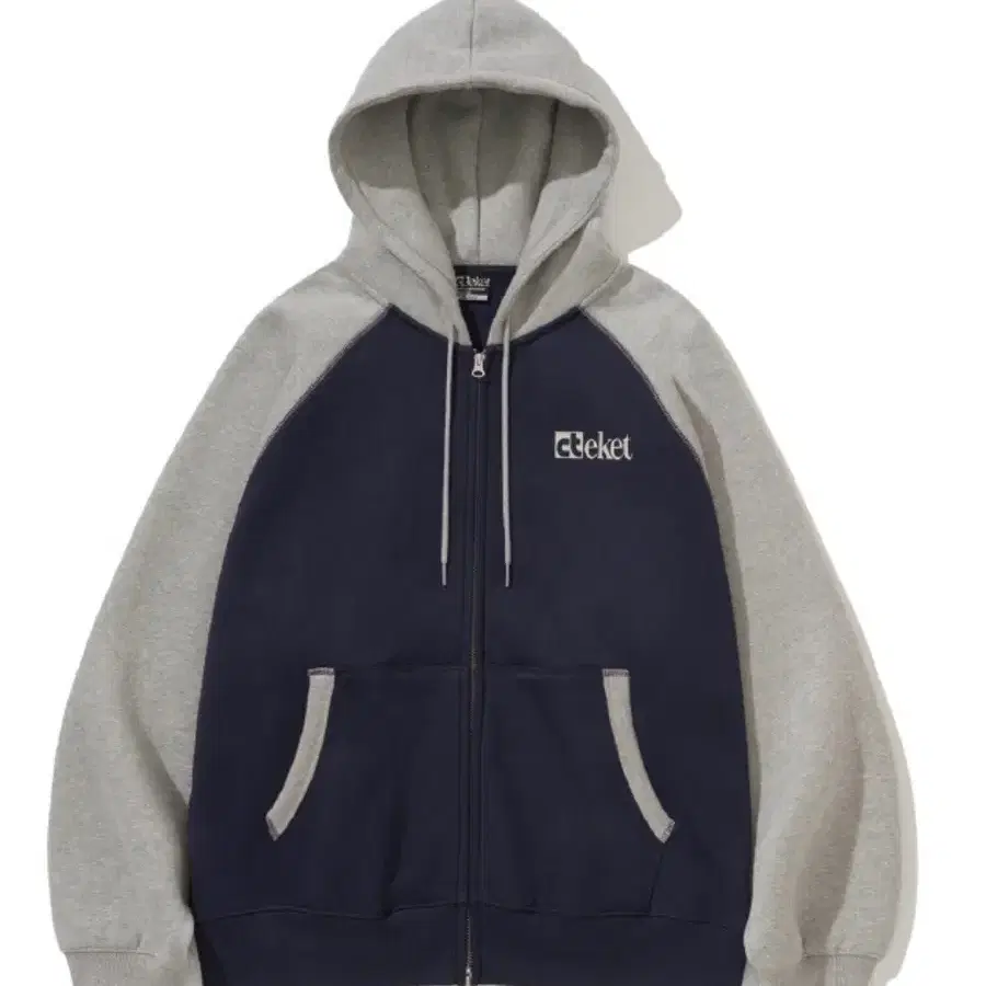 테켓 후드집업 Plan Zip-Up Hoodie Navy