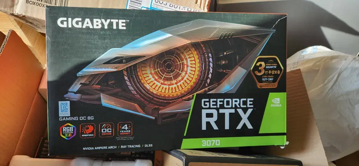 중고 GIGABYTE RTX 3070 Gaming OC 8GB 그래픽카드