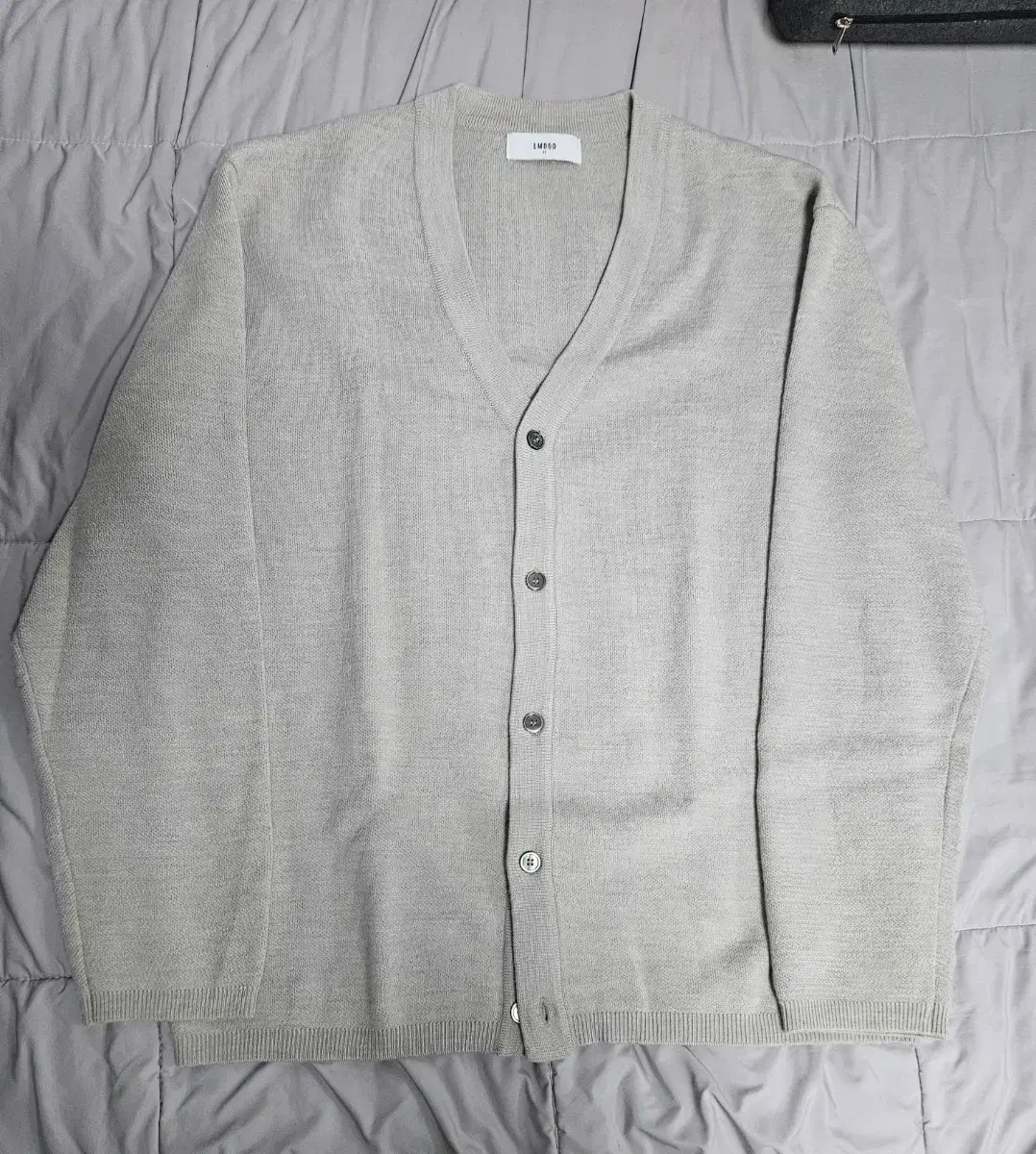 Elmud Hwaran Cardigan Cloud Gray 48