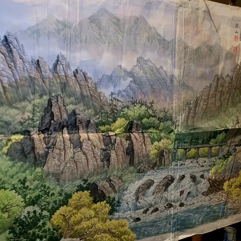 동양화 산수풍경 그림