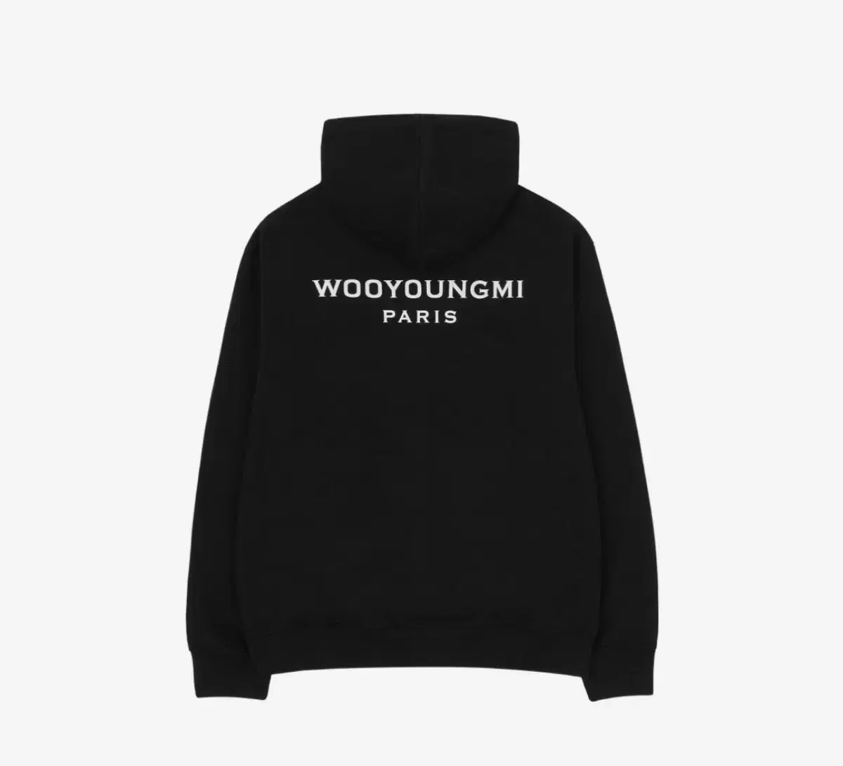 [50]wooyoungmi back logo hoodie zip up