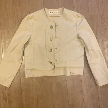 MARNI 마르니 체인 자켓 베이지