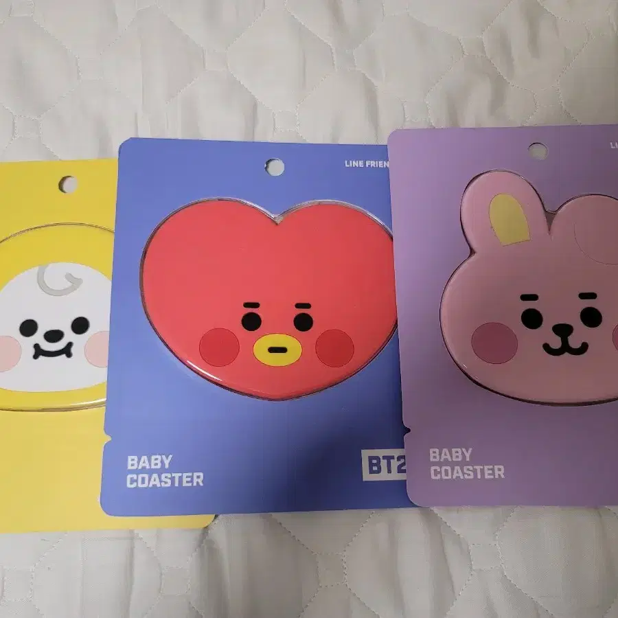 bt21 실리콘 코스터