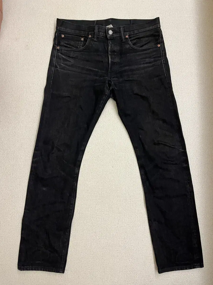 rrl black selvedge denim pants