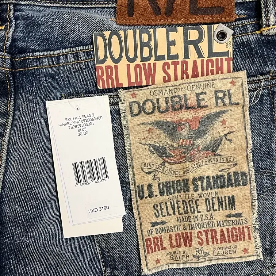 RRL AMERICAN SELVEDGE DENIM PANTS