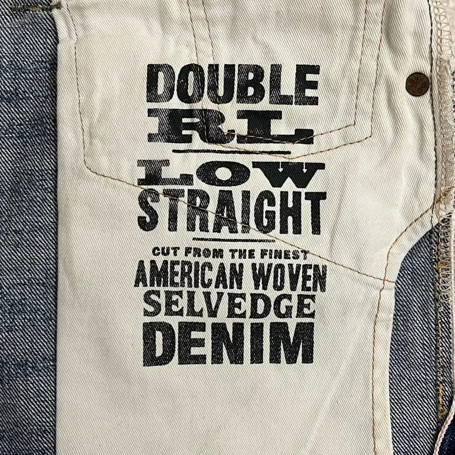 RRL AMERICAN SELVEDGE DENIM PANTS