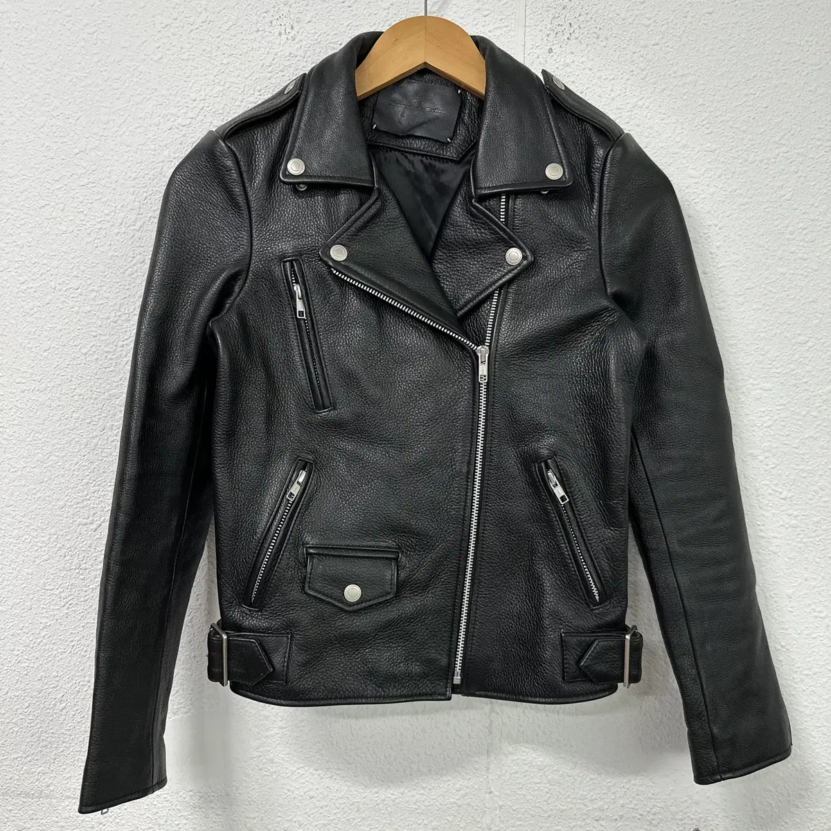 [M] VIVASTUDIO Women's Leather Rider Jacket 7950